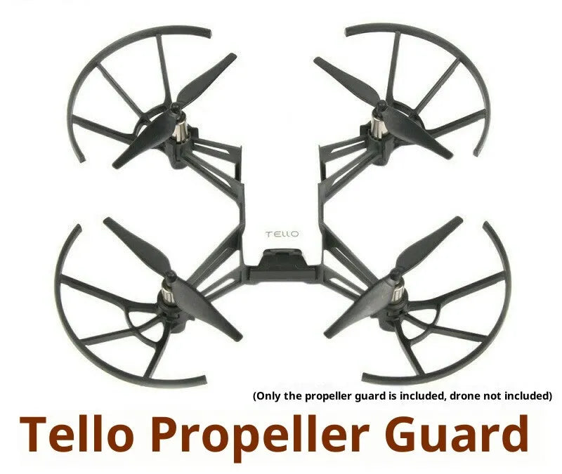 Set of 4 plastic propeller guard rings for Tello drone, anti-collision protection, 50cm and above.