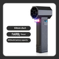 High-speed turbofan storm machine with 64mm pipeline brushless motor, 750W rated frequency, and 4 fan speed modes for car wash and duct cleaning