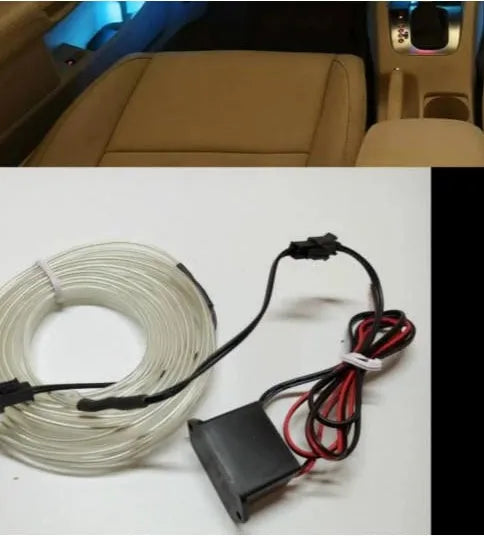 Flexible water-resistant LED strip light with 360° illumination, 1m length, 10 colour options
