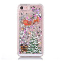Christmas phone case for iPhone and Samsung in multiple colours including black and gold
