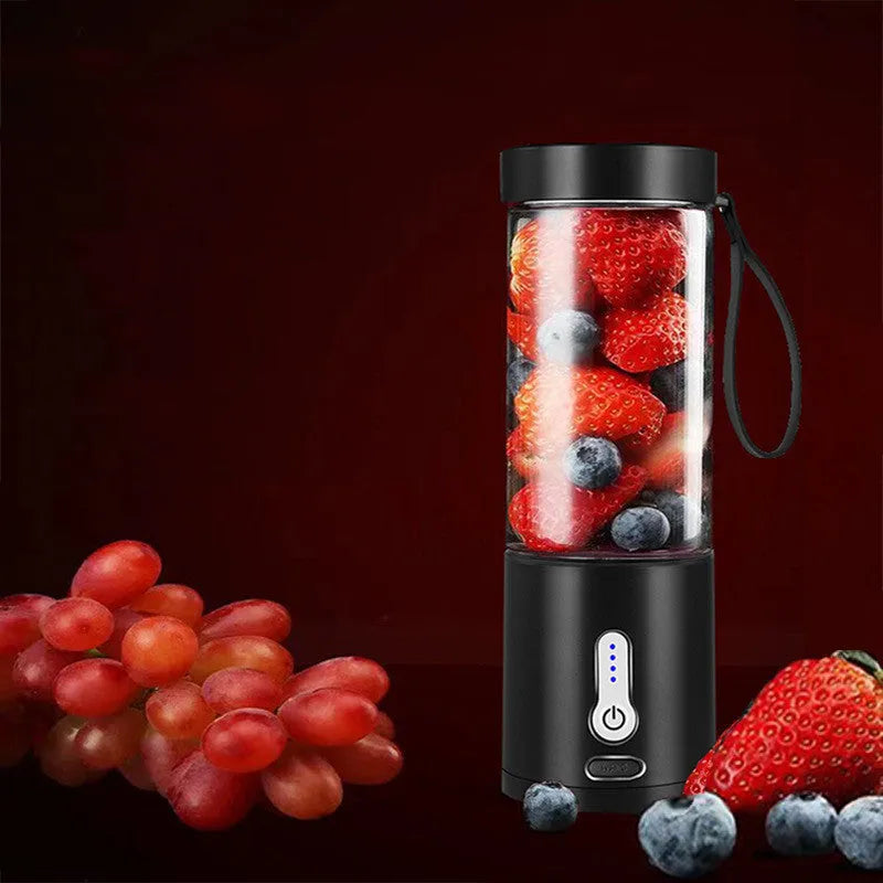 Portable hand blender with 530ml juice cup in multiple colour options