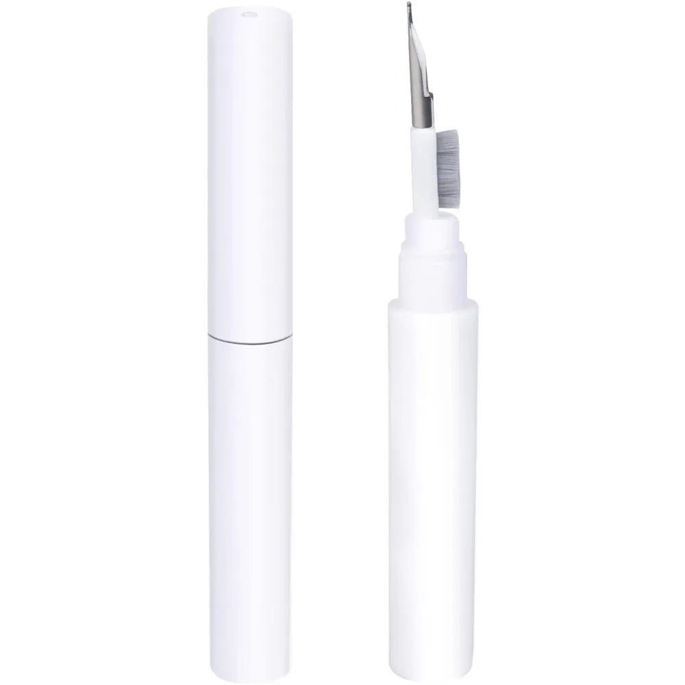 Bluetooth earbuds cleaning pen with fibre tip, 10.8cm, black colour on a surface