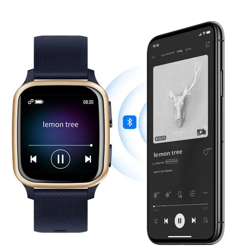 Aluminium alloy smart bracelet with Bluetooth calling and health tracking functions in multiple colours