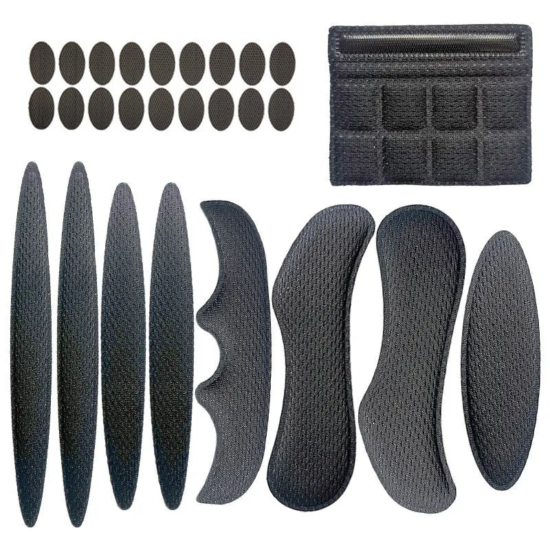Universal cycling helmet breathable sponge liner with Velcro chin strap in multiple colours