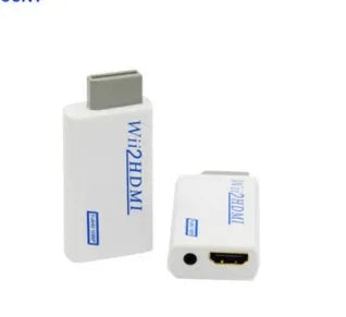 Wii to HDMI converter adapter with 3.5mm audio output jack for 720p 1080p upscaling