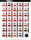 Qibest matte lipstick in sealed packaging with non-stick cup formula 20g weight 34 colours available