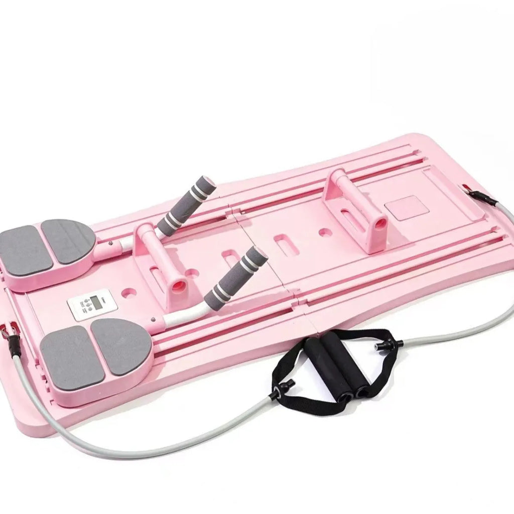 Purple foldable PP plastic belly panel fitness board for core exercises