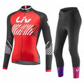 Autumn long sleeve thin mountain bike cycling clothes suit in polyester fiber with pattern design