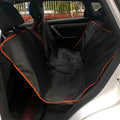 Black fabric pet anti-fouling pad for car rear seats with adjustable straps for SUV fit