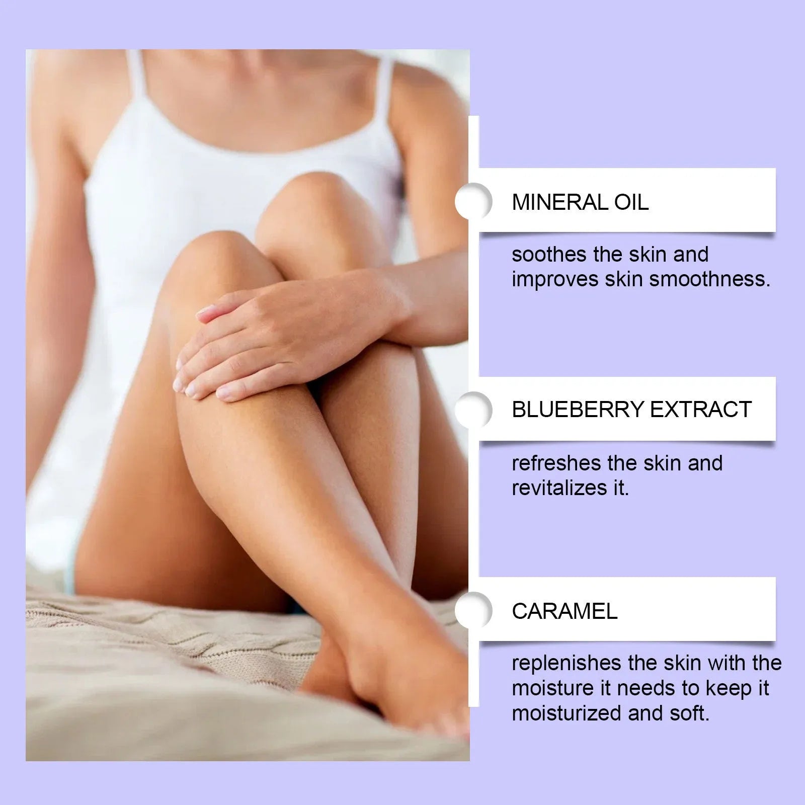 Blueberry caramel body scrub cream in 100g jar with walnut shell powder exfoliant
