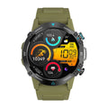 M42 Smart Watch in black, green, or grey on wrist, showing large AMOLED screen.