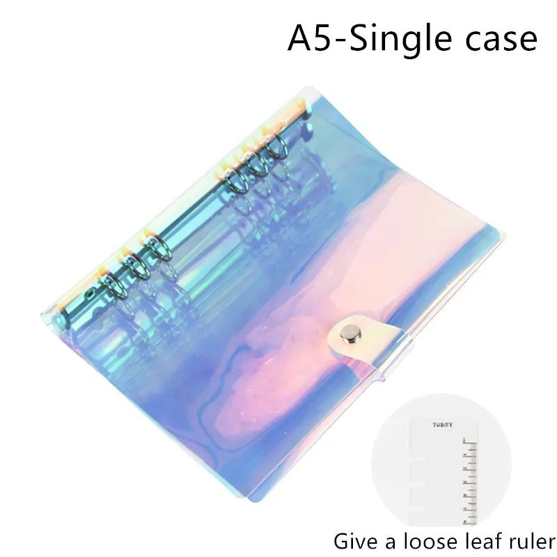 A5 and A6 hand account notebook with loose leaf binding in five style options.
