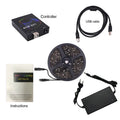 Monitor LCD screen LED light belt with 60 beads per metre, 1-6 metre set, UK/EU/US/AU plug, 5V dimmable