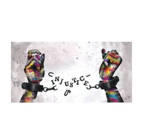 Frameless children's graffiti canvas print, abstract modern wall art, 20x40cm to 70x140cm