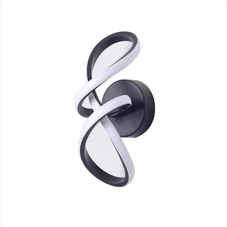 Bedside wall lamp with silicone shade, 10cm by 29cm, 220V, in black, gold, or white