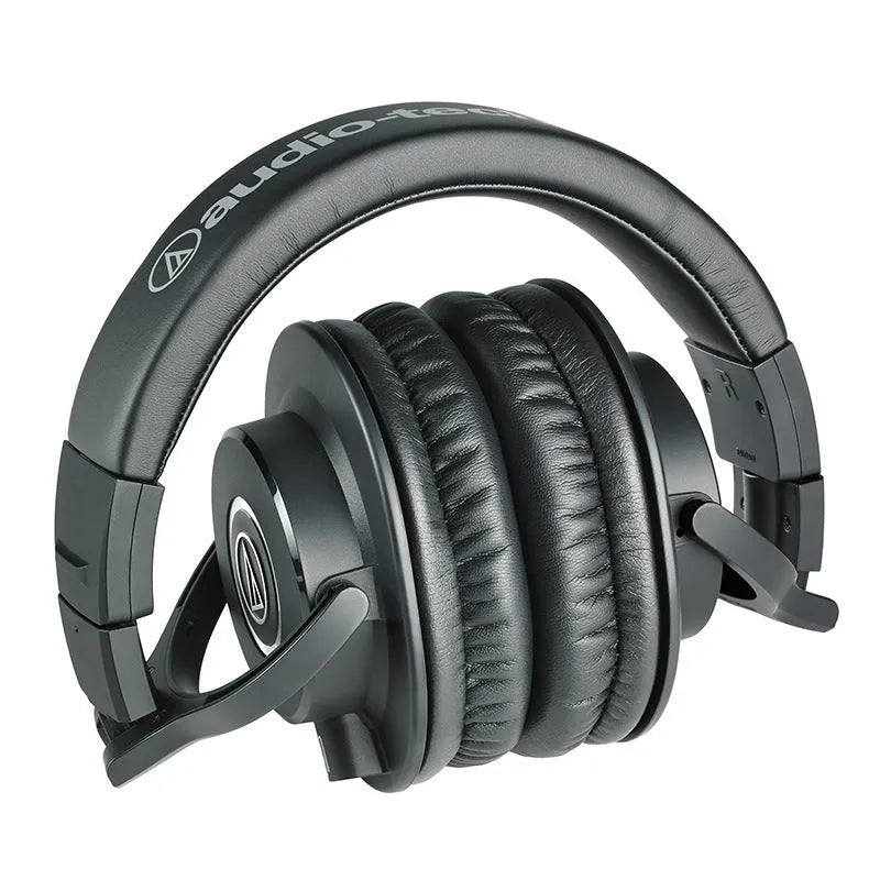 Audio-Technica ATH-M40x black wired over-ear monitor headphones with 3.5mm plug