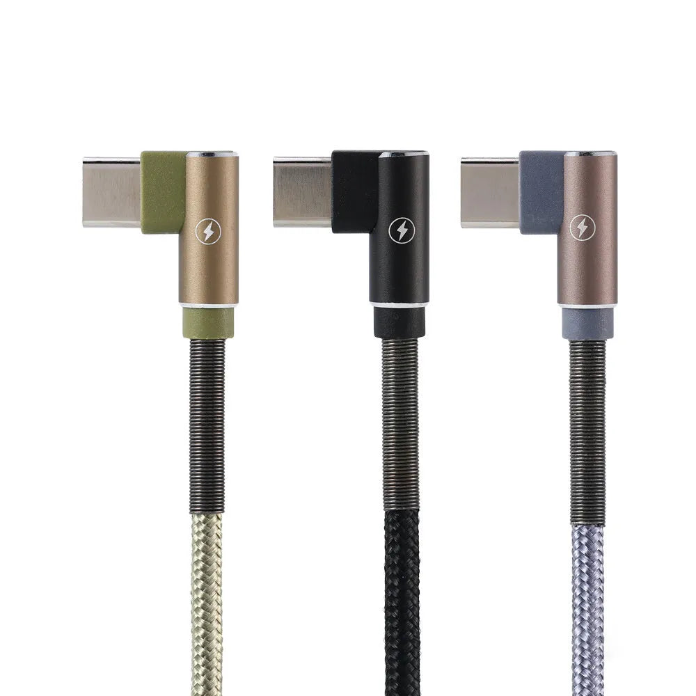Rotor 1 metre single head data cable in three colours black grey green with 8PIN Micro USB connector