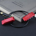 F5 wireless Bluetooth headset with hanging ear design in black