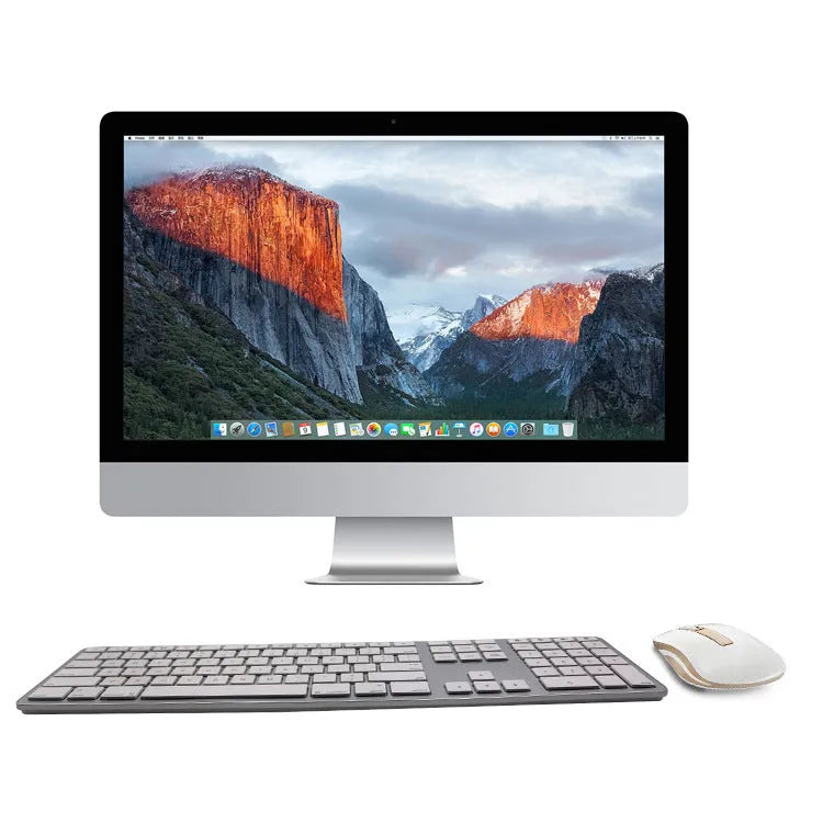 White 109-key wireless Bluetooth keyboard on a desk, showing three-key zone layout.