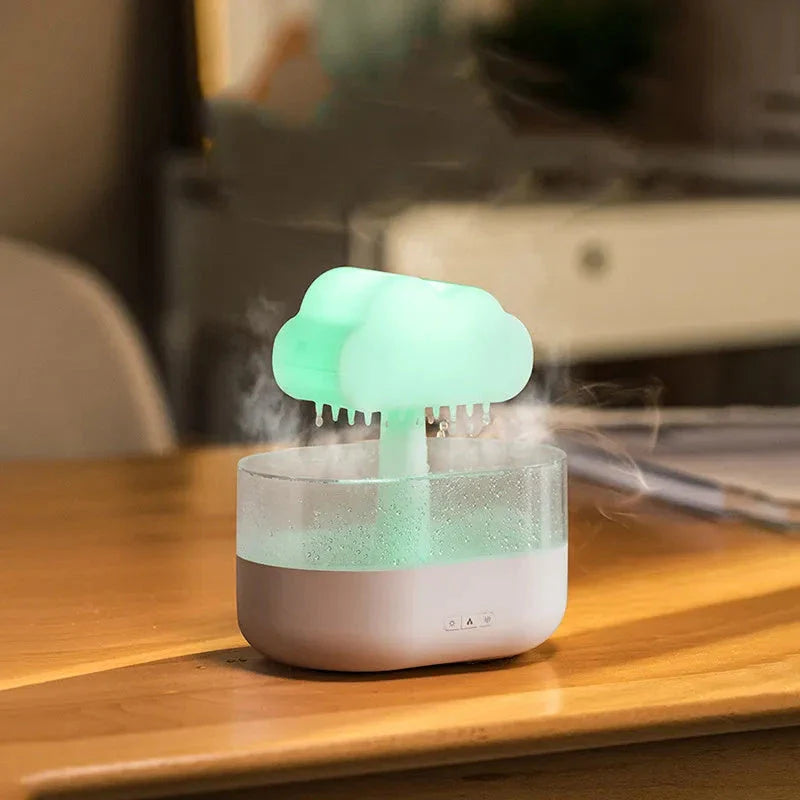 Soothing Cloud Humidifier with Color-Changing Lights, Powerful Yet Whisper-Quiet Operation, Large Water Capacity for Extended Runtime