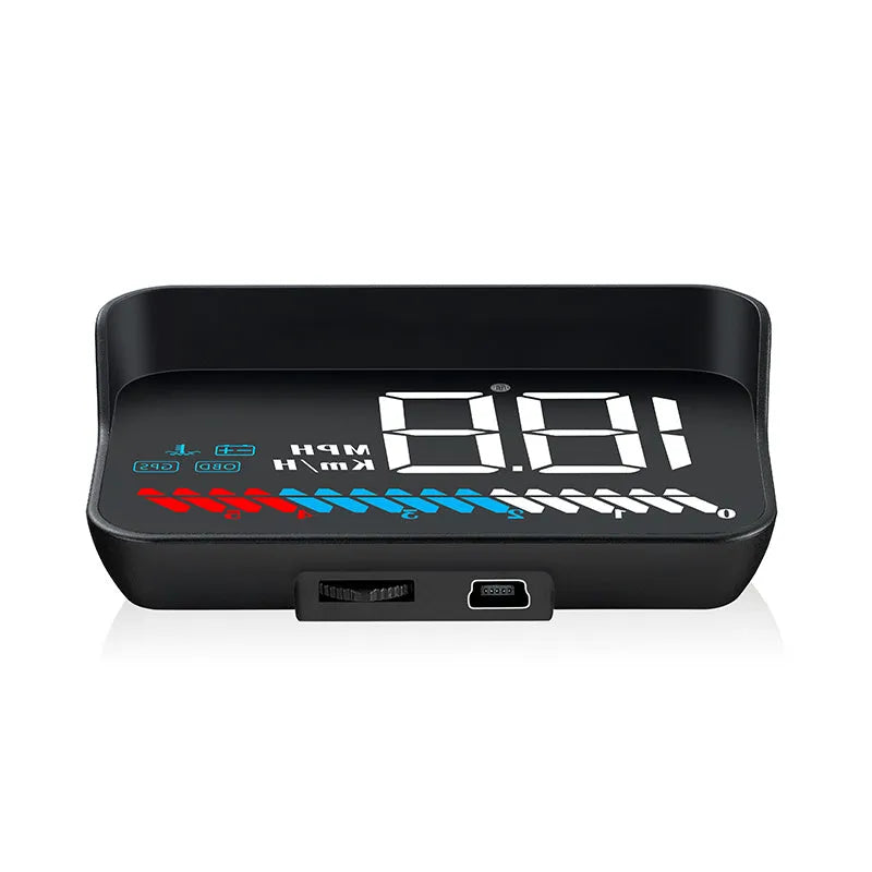 M7 dual system vehicle-mounted HUD head-up display with GPS in black colour