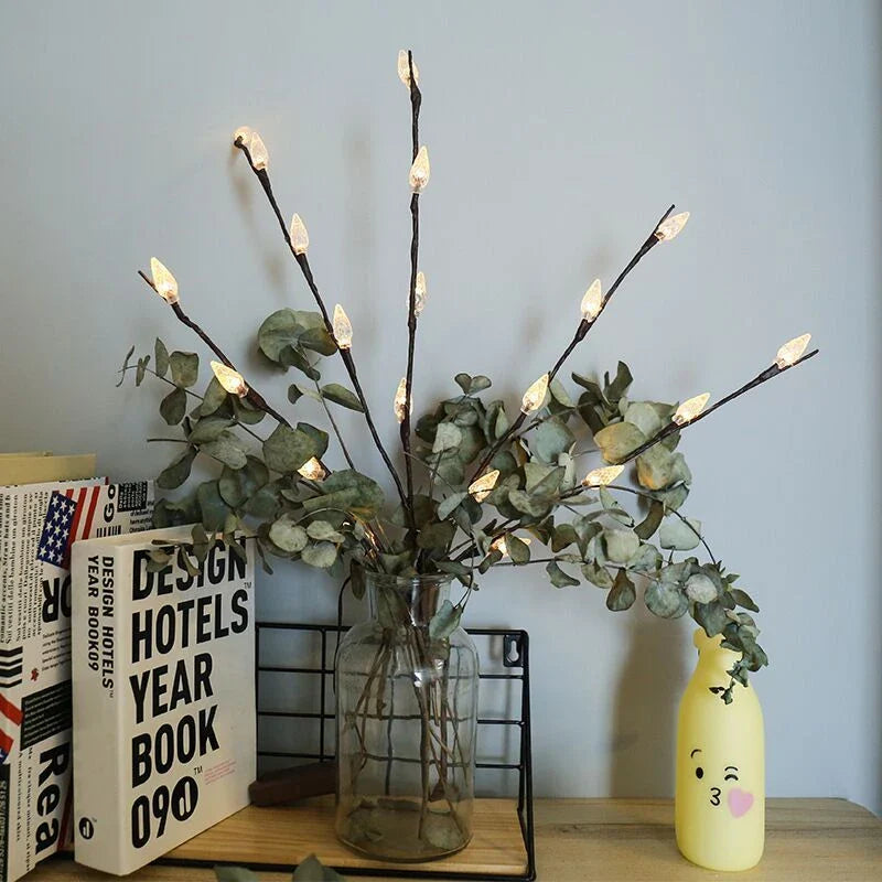 Enchanting Twig Lights with Ultra-Bright LED Bulbs, Perfect for Home Decor and Celebrations