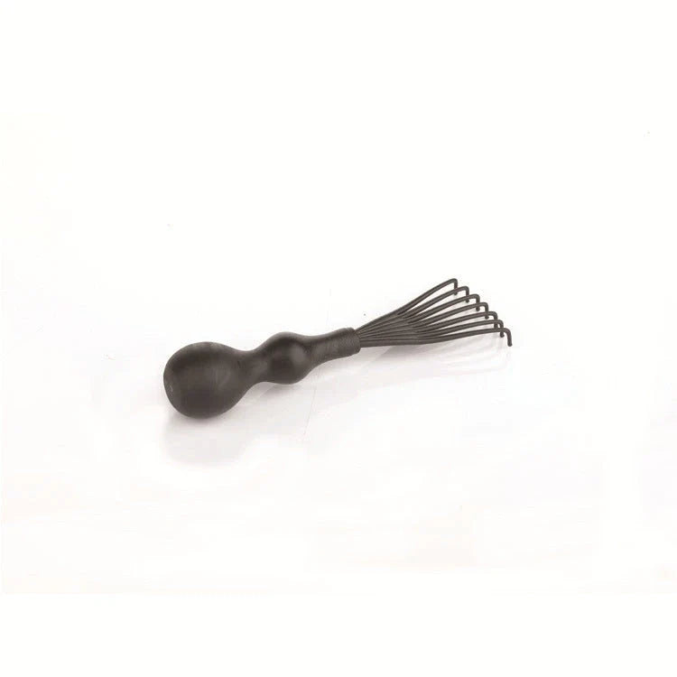 Detangling hairbrush with bristle and nylon teeth for effortless hair management and scalp massage