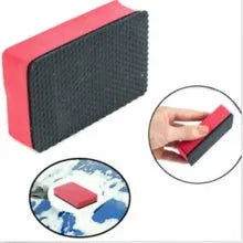 Car wash sponge magic clay rub red EVA foam block 8.5x5.5x2cm for vehicle detailing