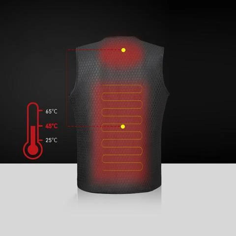 Versatile outdoor electric heated vest with adjustable heat settings, durable construction, and flexible design for all-season adventures