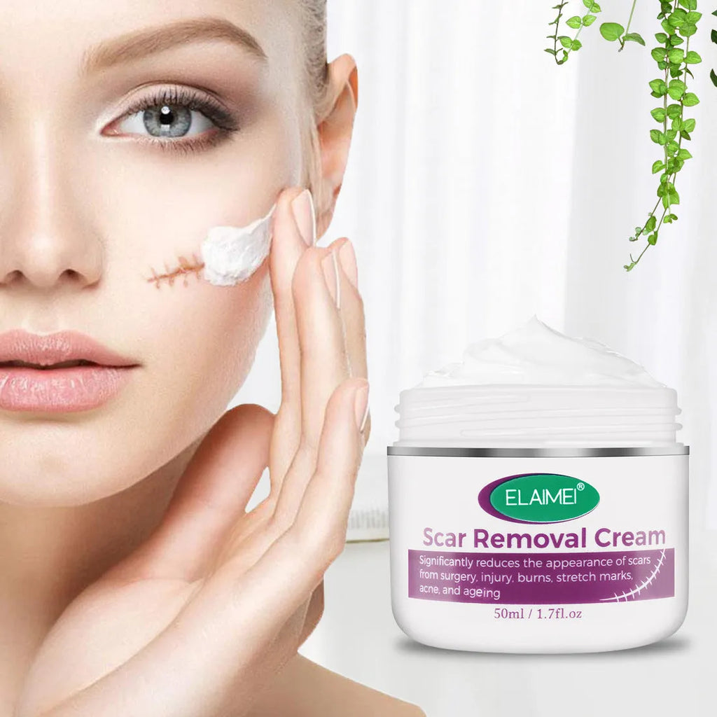Scar removal cream tube 50g with crocodile peptide extract for face and body scar repair