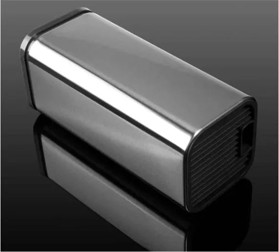 Stainless steel kitchen knife storage holder with PP rack and optional accessories