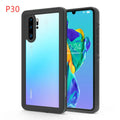 Huawei P30 Pro anti-drop phone case in black colour with wave point pattern design