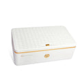 White multifunctional UV ozone underwear disinfection box with mechanical timer, USB powered, 5 V rated voltage