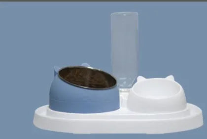 Elevated cat food bowl with 304 stainless steel inner, 200ml capacity, available in multiple colours