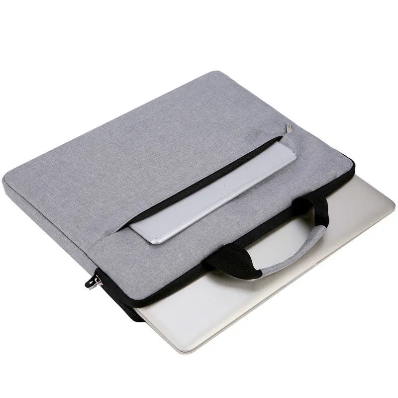 Ultra-thin shoulder bag for 13-inch laptop in Oxford cloth, available in black grey purple