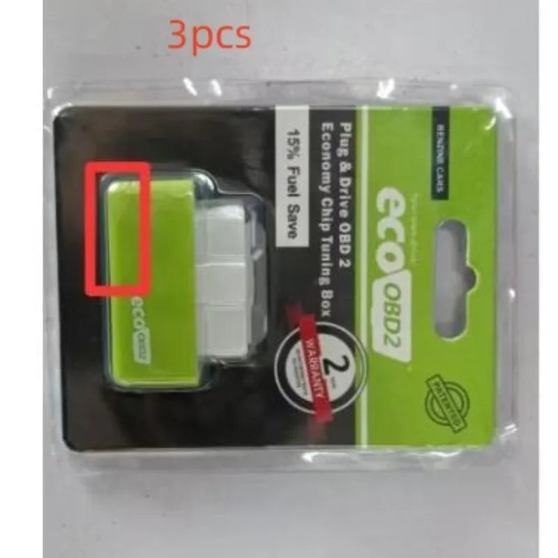 ECOOBD2 plug and play chip tuning box for petrol cars with OBD2 connector