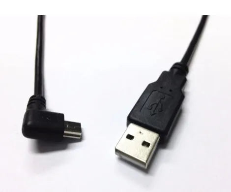 USB Mini 5Pin right angle male to USB 2.0 A male cable 0.2m for Chromecast