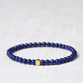 Green gold stone natural crystal bracelet with 16mm geometric charm and electroplated metal accents