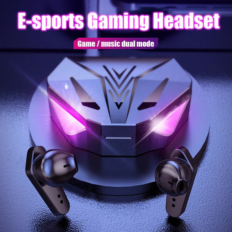 Wireless gaming headphones with HIFI sound, noise reduction, and Bluetooth connectivity for an immersive audio experience