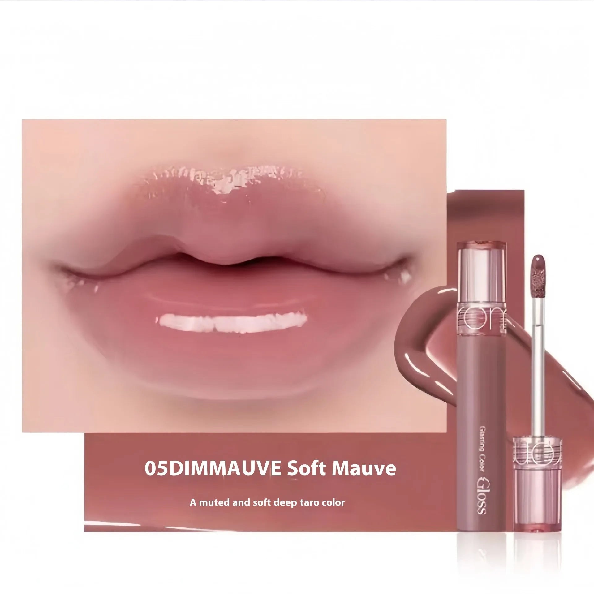 Water light mirror no stain lip gloss in 4G standard size, available in six colours including 01 Peony Ballet