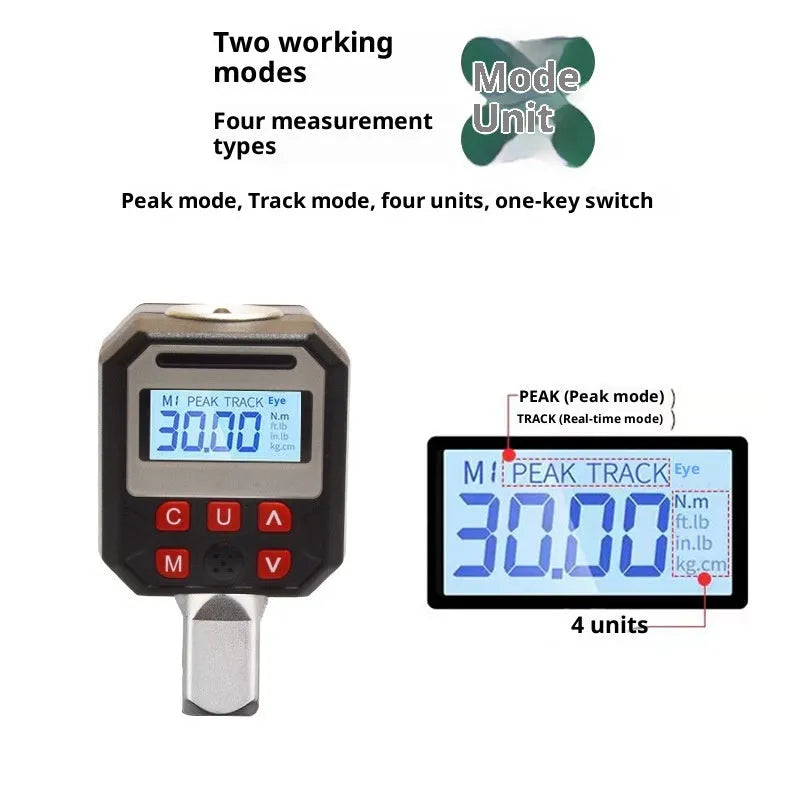 Digital torque meter high precision torque tester 17-340 Nm 6-piece set