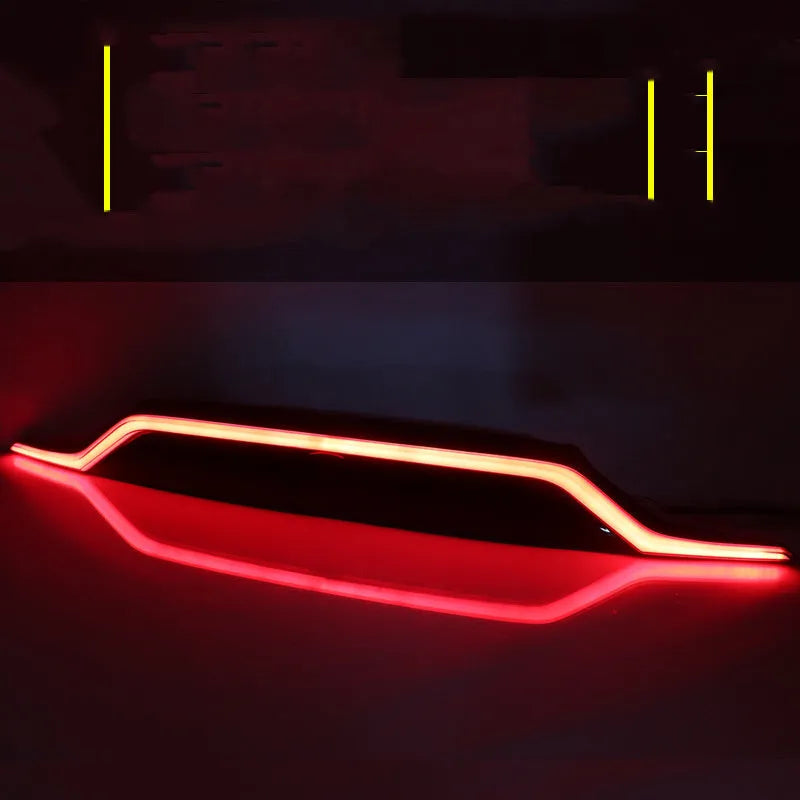 Three-function modified LED taillight run-through design for 2019-2020 Toyota RAV4