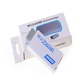 Wii to HDMI converter adapter with 3.5mm audio output jack for 720p 1080p upscaling