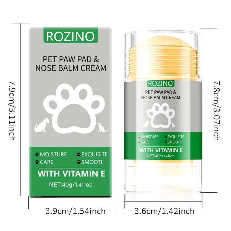 40g tube of green tea herbal pet paw and nose care cream