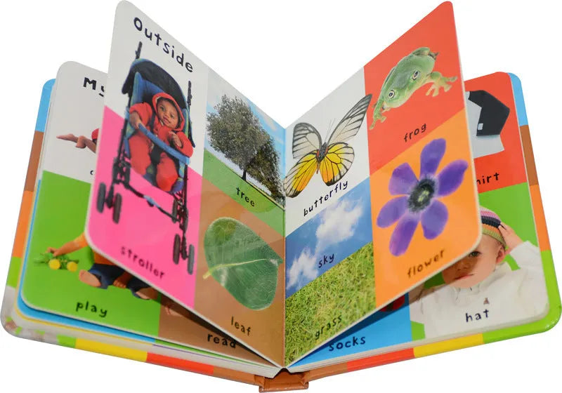 English original hardcover cardboard book for children with durable paper construction