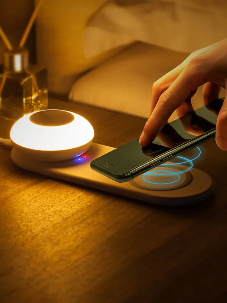 White touch dimming table lamp, 215 x 80 x 45mm, with 3000K warm white light and 600mAh battery