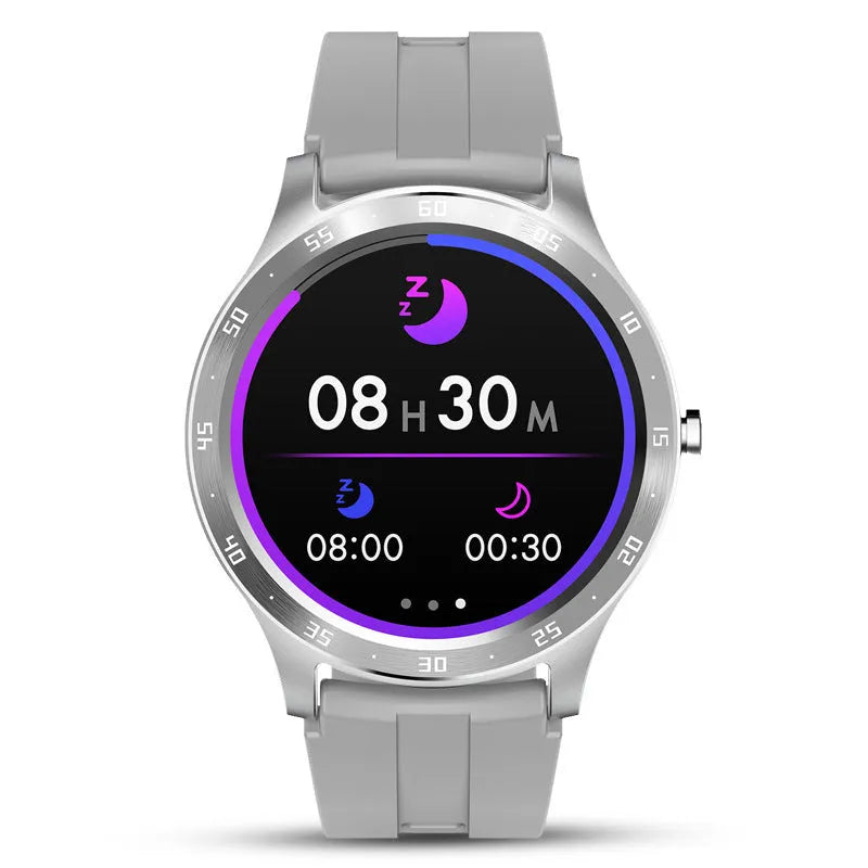 S20 smart fitness bracelet in black with a 1.28-inch colour screen on a wrist.