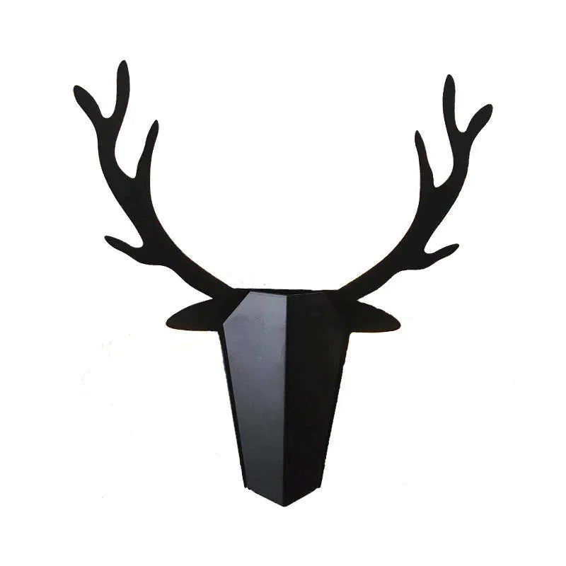 Decorative wall lamp with iron shade in Black, compact 225x240mm size, with LED light source