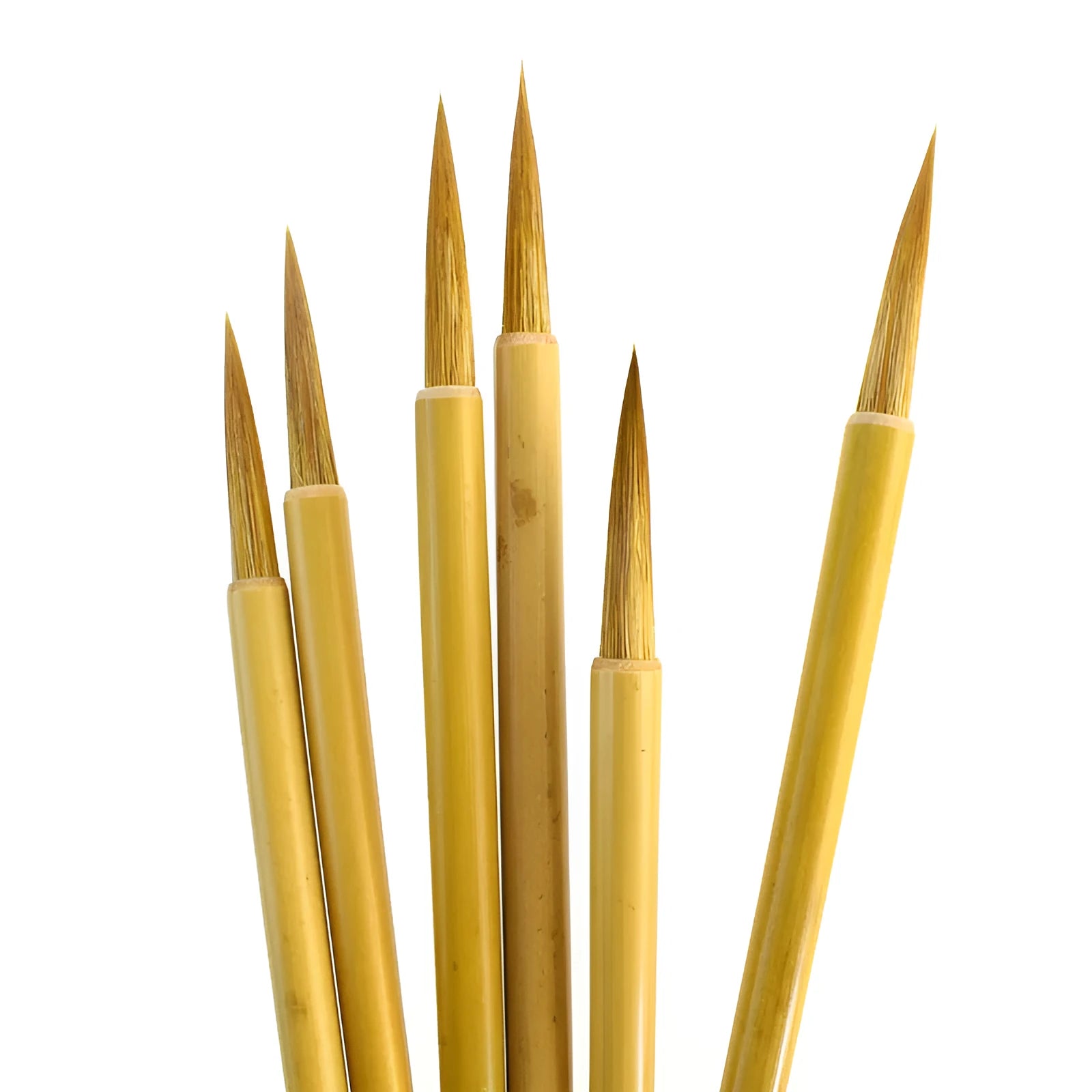 Langhao wolf hair calligraphy brush with traditional construction for Chinese calligraphy