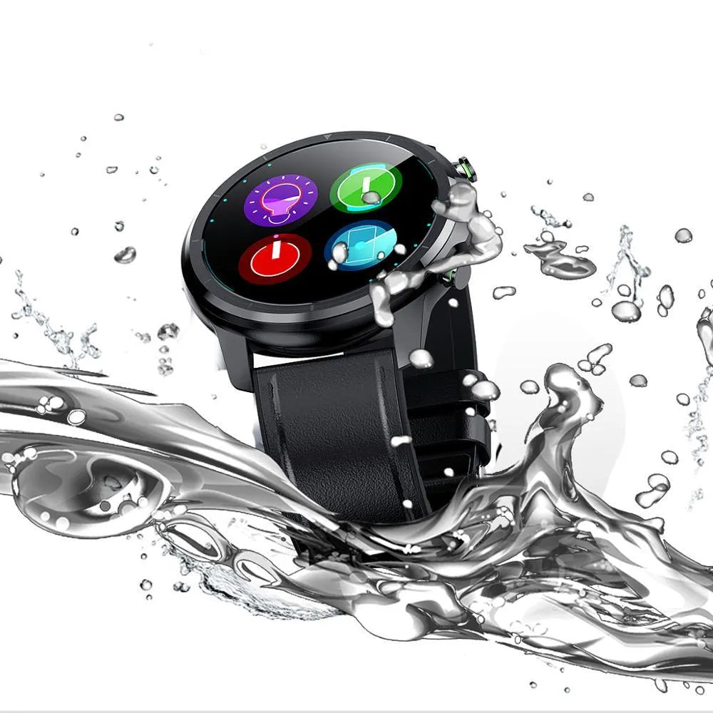LEMFO LF26 smart bracelet with 1.3-inch screen showing display, touch controls and physical buttons